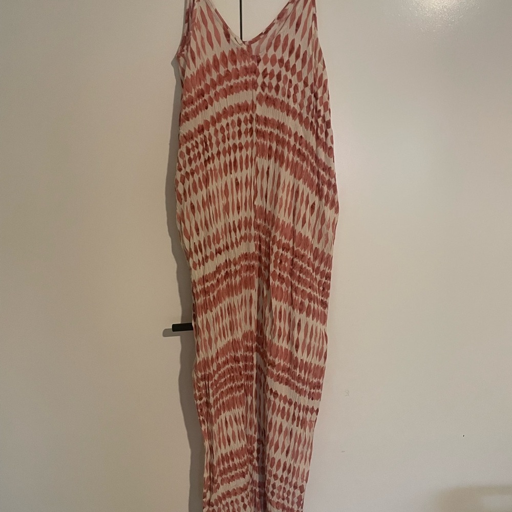Women's Tie-Dye maxi dress - Pink